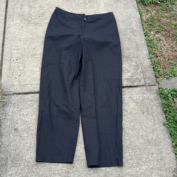 Eileen Fisher Black Wide Leg Pant Medium - Picture 1 of 5